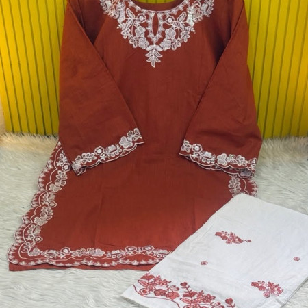 Pakistani Inspired Aarong Cotton 2-Piece Set (A-101)