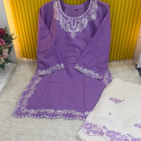 Pakistani Inspired Aarong Cotton 2-Piece Set (A-101)