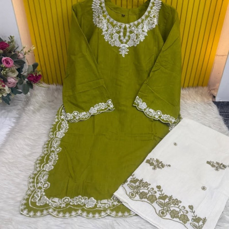 Pakistani Inspired Aarong Cotton 2-Piece Set (A-101)