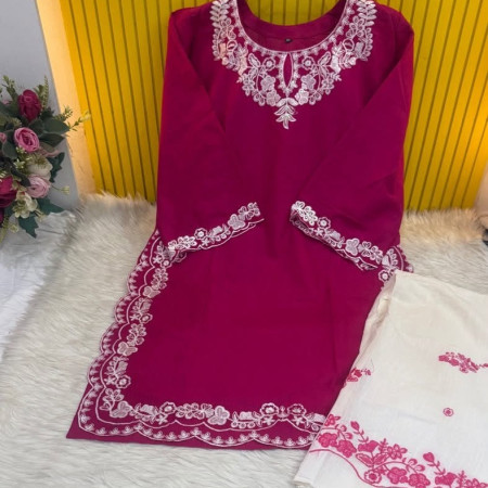 Pakistani Inspired Aarong Cotton 2-Piece Set (A-101)