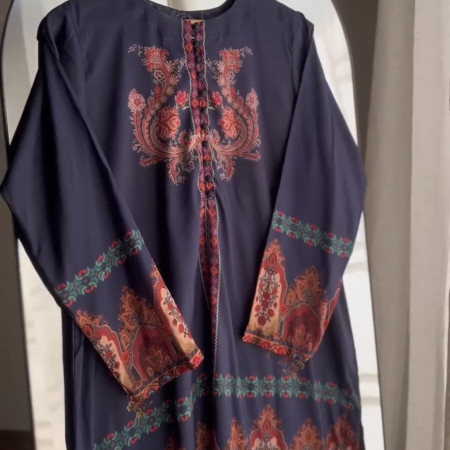 KARISMA"-PRINTED FARSHI CO-ORD SET CODE (A-105)