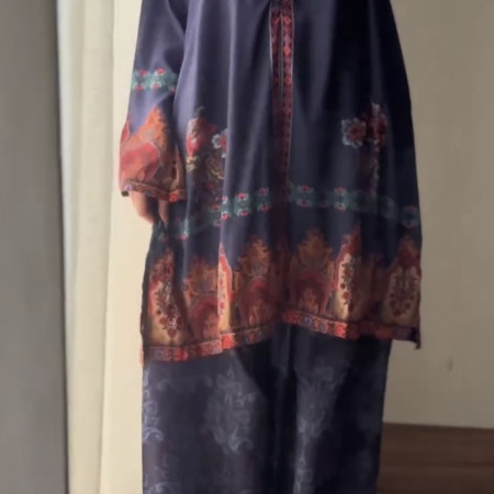KARISMA"-PRINTED FARSHI CO-ORD SET CODE (A-105)
